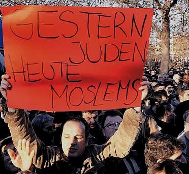 Germania: debole reazione alla xenofobia antimusulmana in Europa ("IERI GIUDEI OGGI MUSULMANI"); fonte Pfaffenbach