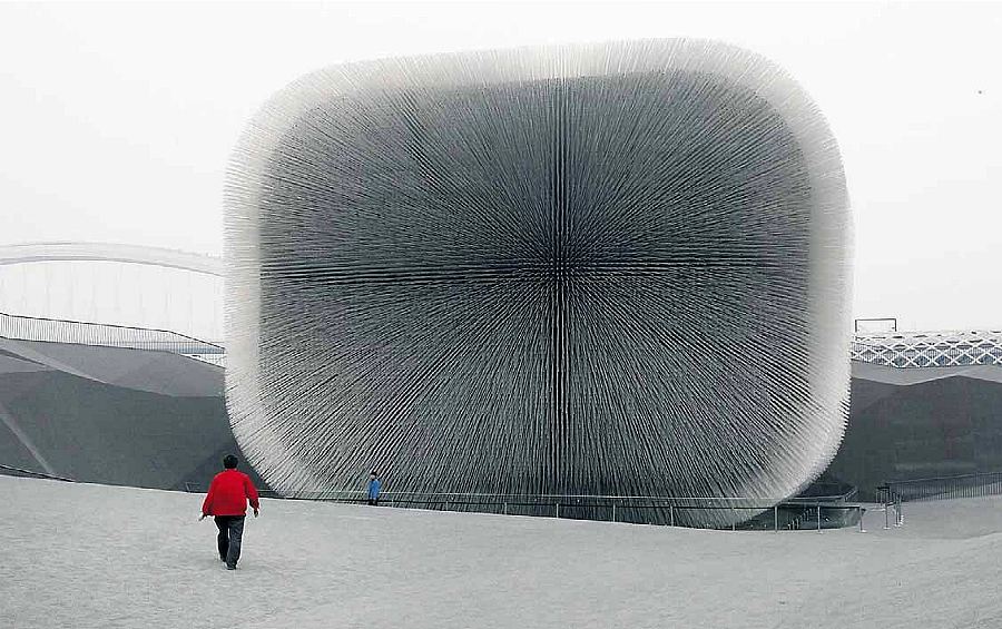 Shanghai (Cina), Expo 2010, padiglione "Cattedrale di Sementi"; fonte Sherwin