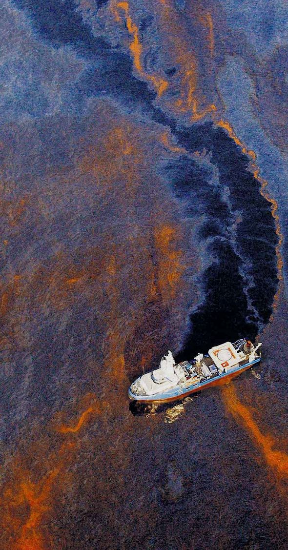 "Mare di petrolio" al largo di New Orleans (USA)