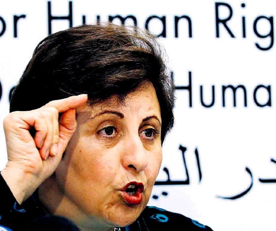 Shirin Ebadi, iraniana attivista "per i diritti umani fondamentali" nel suo paese; fonte Roge