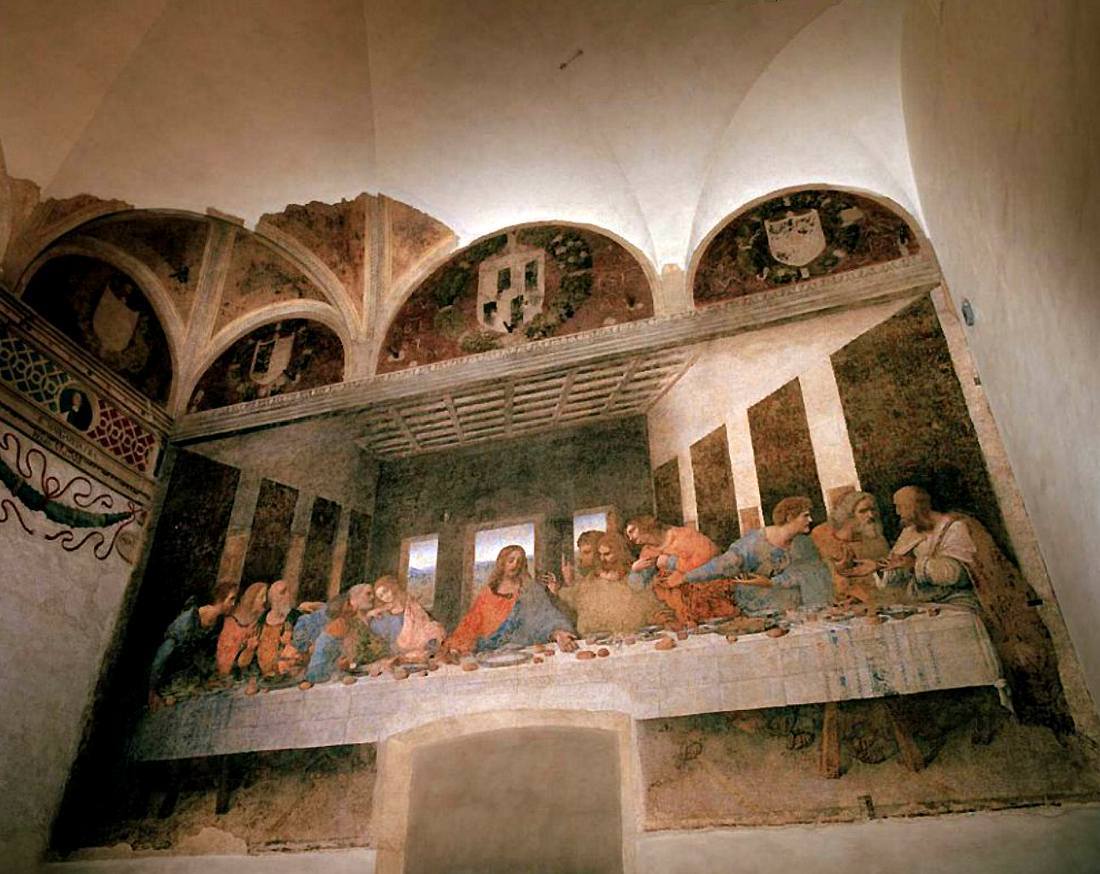 Leonardo, Ultima Cena (Milano, Santa Maria delle Grazie); fonte NGM