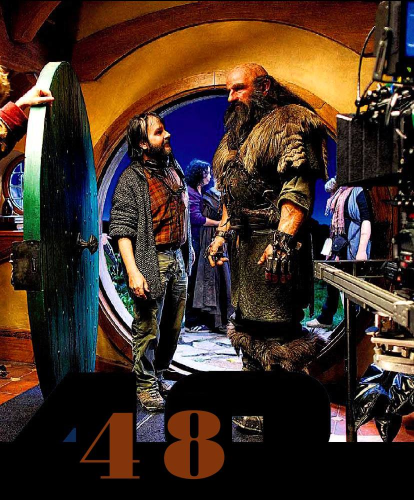 set del film " Lo Hobbit "... 48 fotogrammi al secondo  (in 3D)