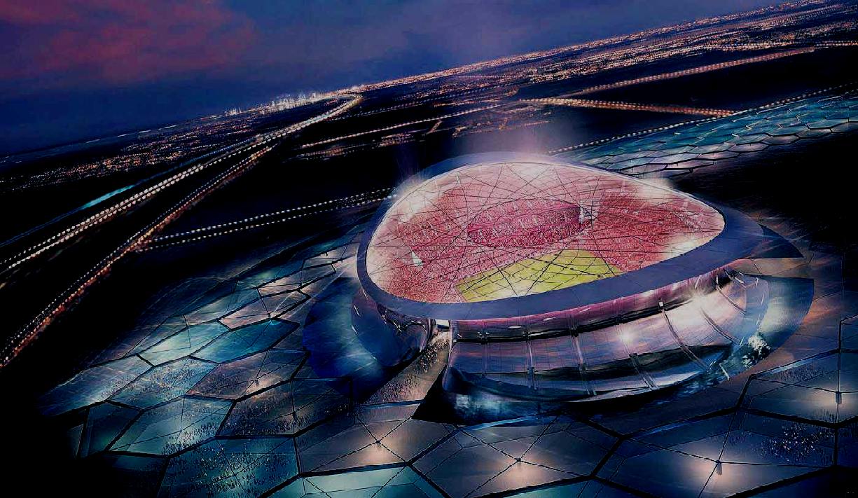 Qatar, mondiali di calcio 2022, bozzetto dello stadio principale Lusail