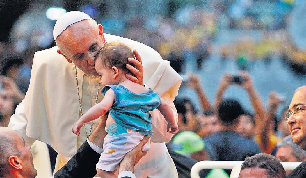 Papa Francesco a Rio; fonte Clayton