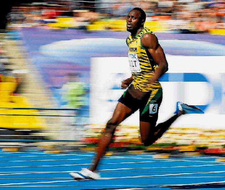 Mosca, Mondiali di atletica, Bolt... ancora verso l'oro (e sette; poi arriveranno a otto); fonte Reuters