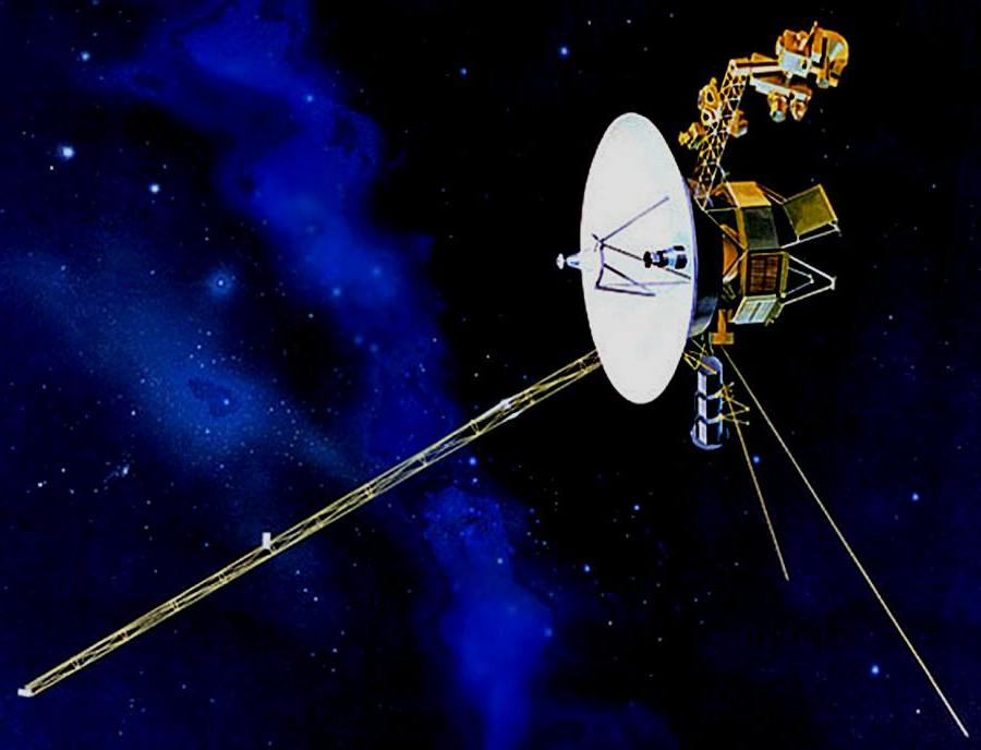 la sonda NASA Voyager, la prima a uscire dal nostro sistema solare