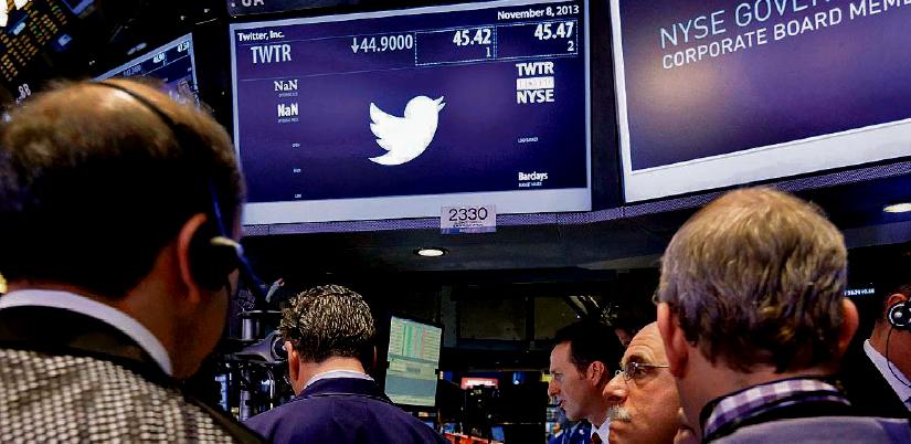 Twitter quotato alla borsa di NY (USA)