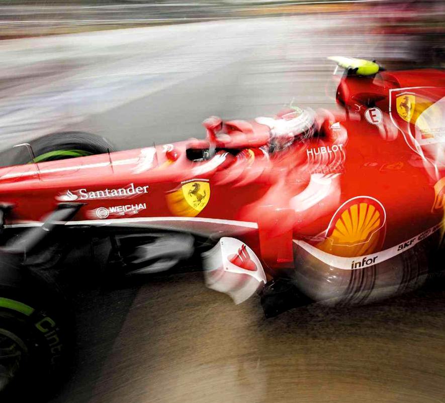 Ferrari in corsa...