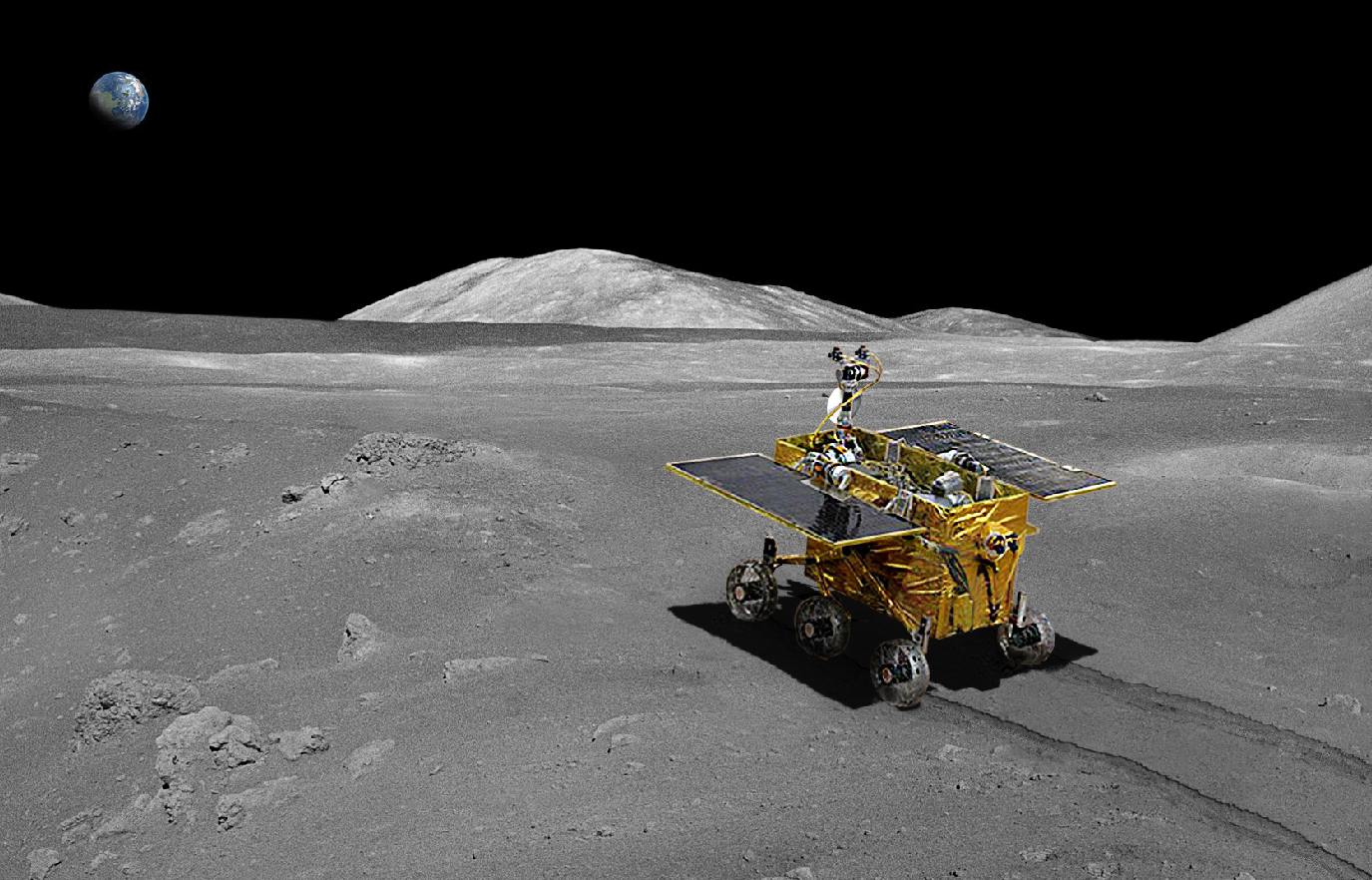 Yutu, rover cinese, sulla luna
