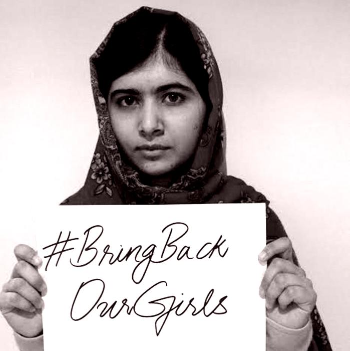 Malala per liberare le 300 ragazze rapite in Nigeria; clicca