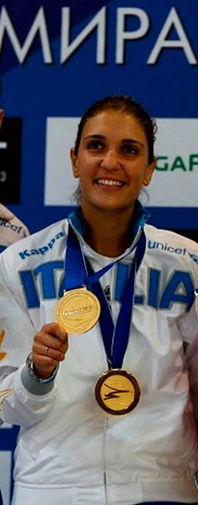 Kazan (Russia), Arianna Errigo, oro ai mondiali di scherma; fonte Reuters