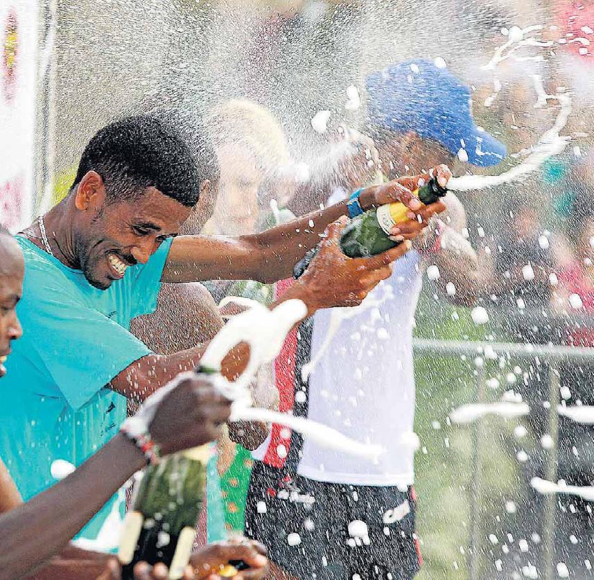 il vincitore della corsa di San Silvestro (San Paolo, Brasile), l'etiope Dawit Admasu; fonte Freitas