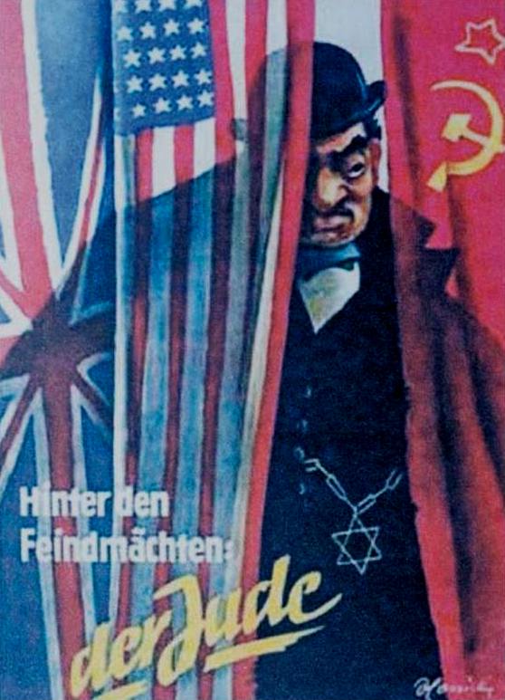 " Dietro le PotenzeNemiche: il Giudeo "... 1940, propaganda anti-ebraica in Europa