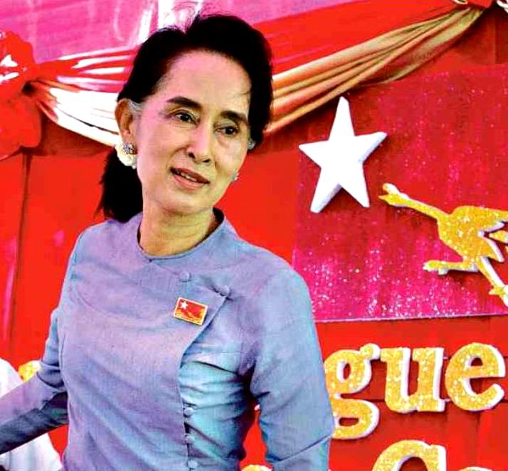 Yangun (Mianmar), Aung San Suu Kyi; fonte Baker