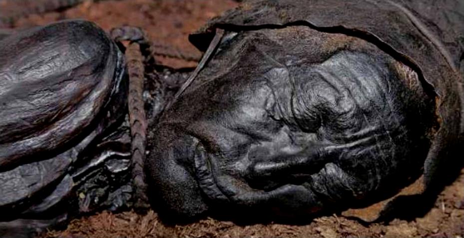 " mummia europea " di poco pi di 2000 anni; fonte Getty