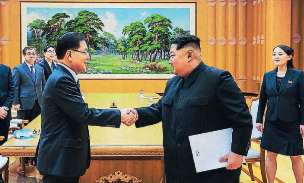 le due Coree; fonte AFP