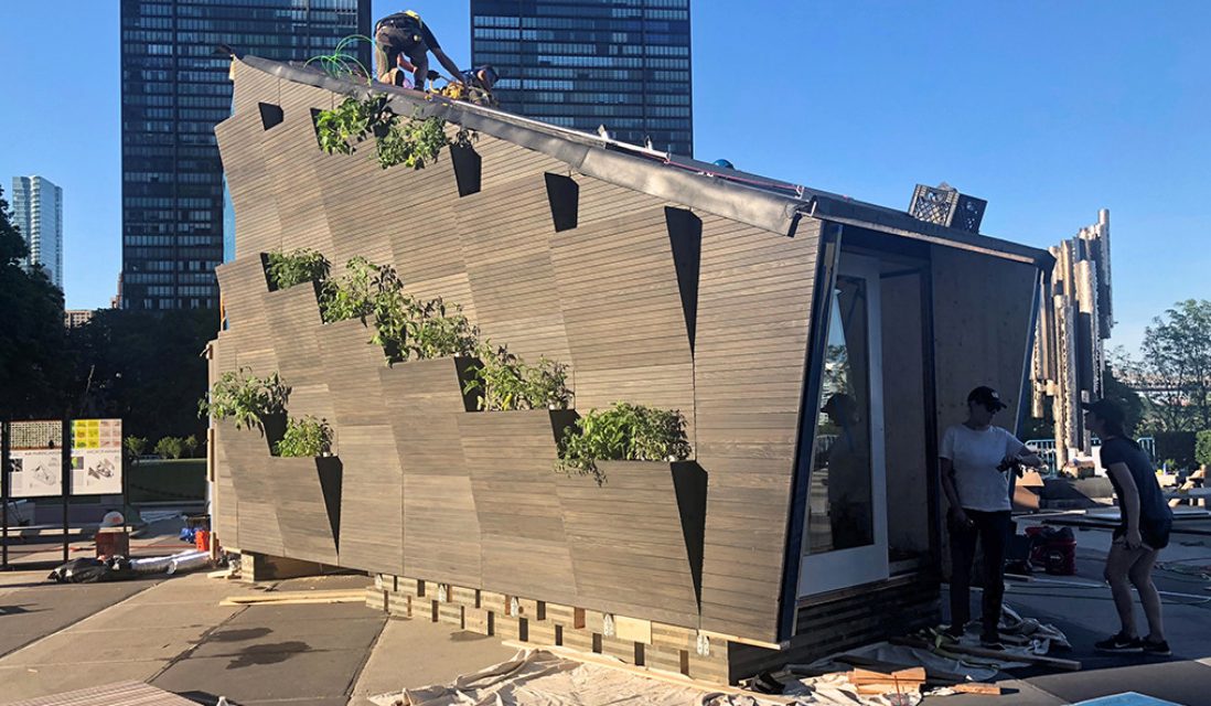 New York, casa a energia solare, in legno, eco-sostenibile