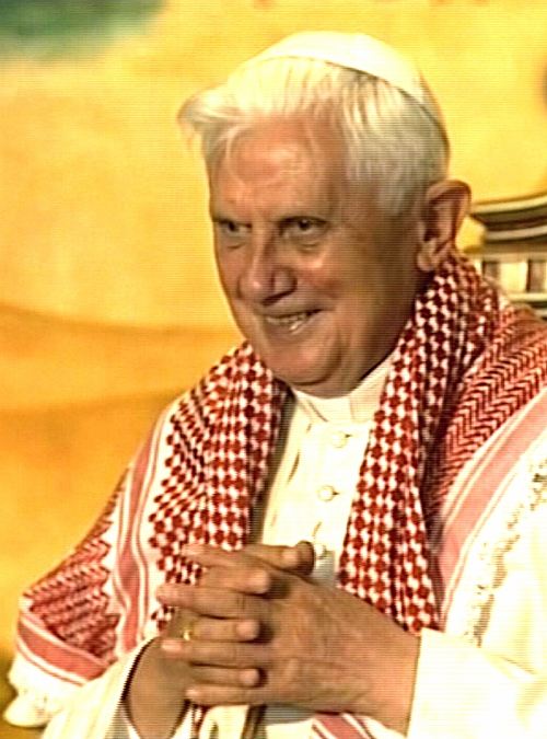 Il Papa alla "Regina Pacis" di Amman (Giordania); fonte CTV